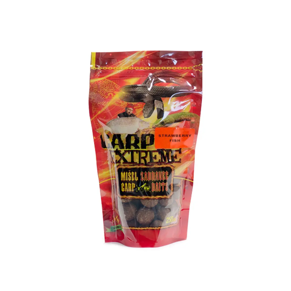 Misel Zadravec Carp Xtreme Strawberry Fish Hook Boilies velikost 20mm - MPN: 0002857 - EAN: 200000060718