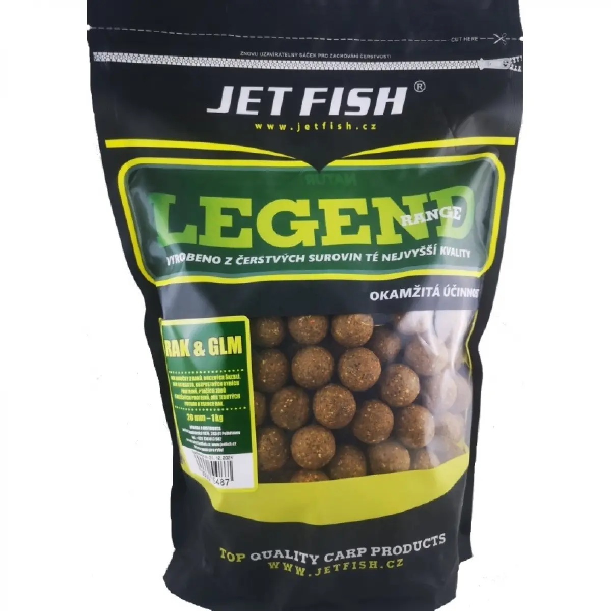 Jetfish Legend Boilie - Crayfish + GLMmărimea 20mm / 1kg - MPN: 000548 - EAN: 00005487