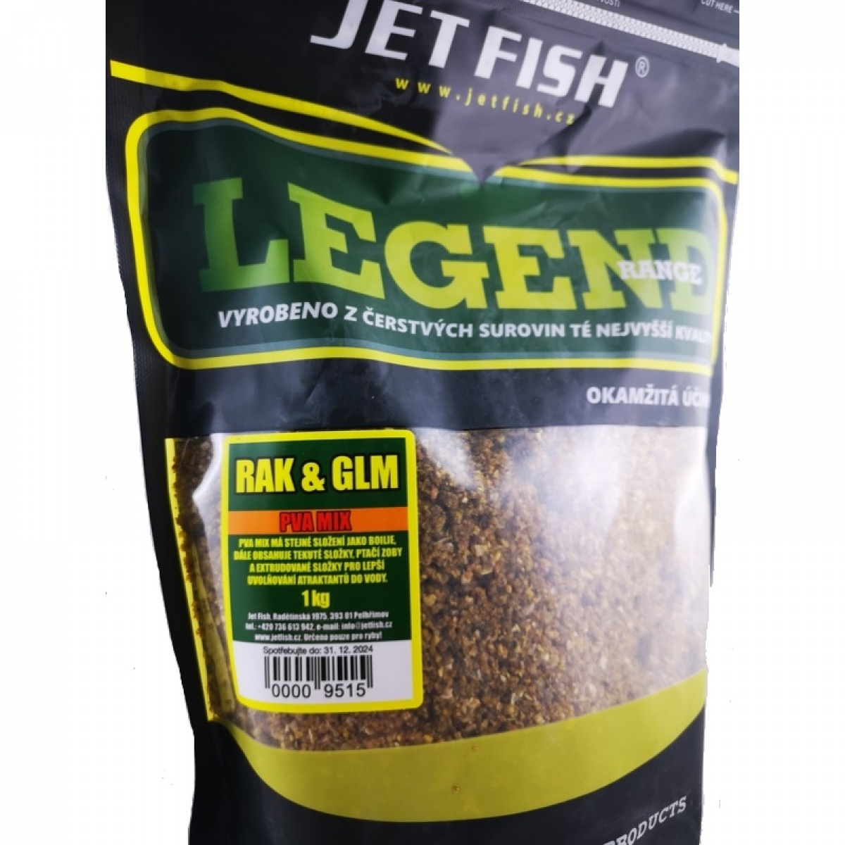 JetFish PVA Mix - Crayfish + GLMambalaj 1kg - MPN: 000951 - EAN: 00009515