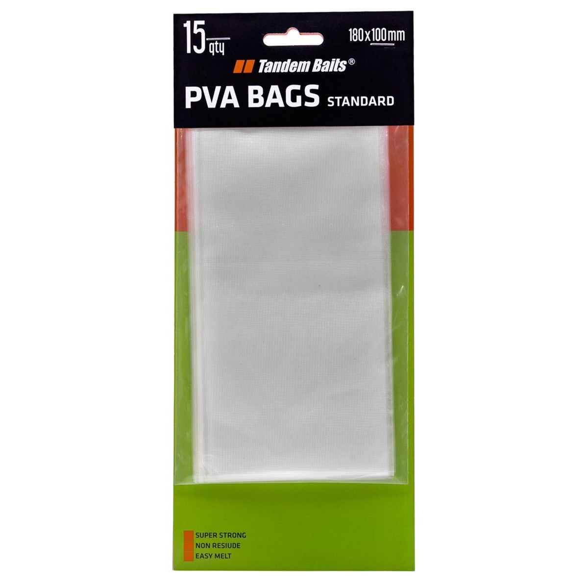 TandemBaits PVA Bagsrozmiar 180mm x 100mm / 15szt - MPN: 03939 - EAN: 5907666689714