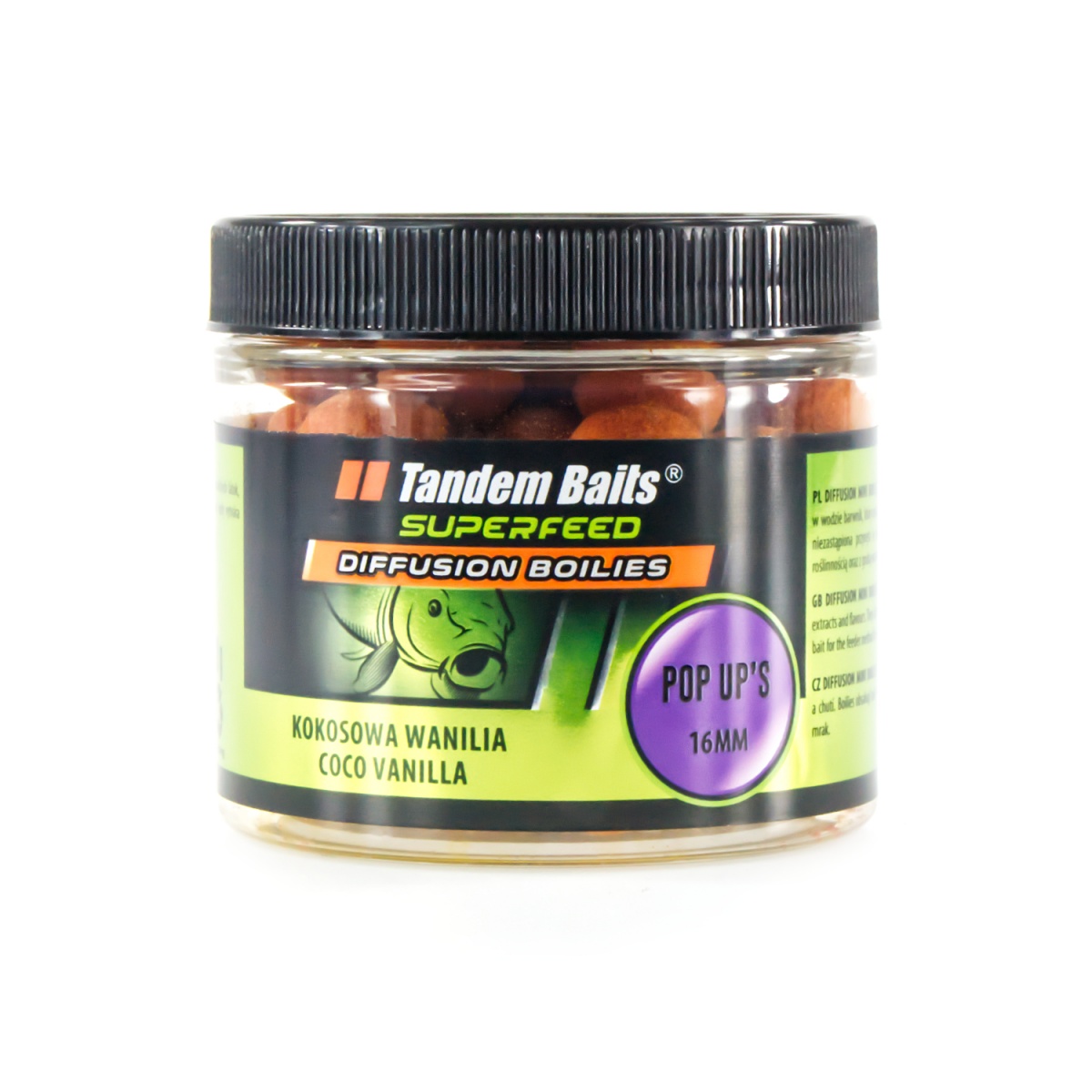 TandemBaits SuperFeed Diffusion Pop-Up - Kokosowa Waniliarozmiar 16 mm / 70g - MPN: 25225 - EAN: 5907666691021
