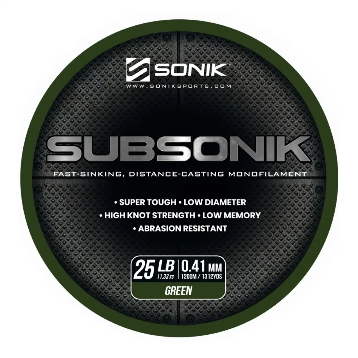 Sonik Subsonik Mono Line Green tipo 0.41mm/1200m - MPN: RC0005 - EAN: 5055279521348