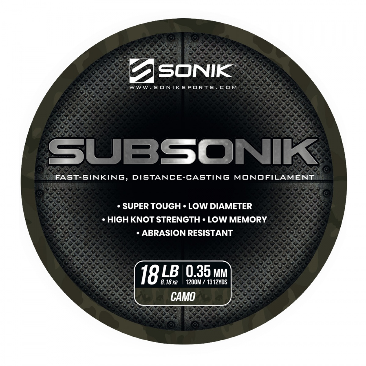 Sonik Subsonik Mono Line Camorodzaj 0.35mm/1200m - MPN: RC0023 - EAN: 5055279521522