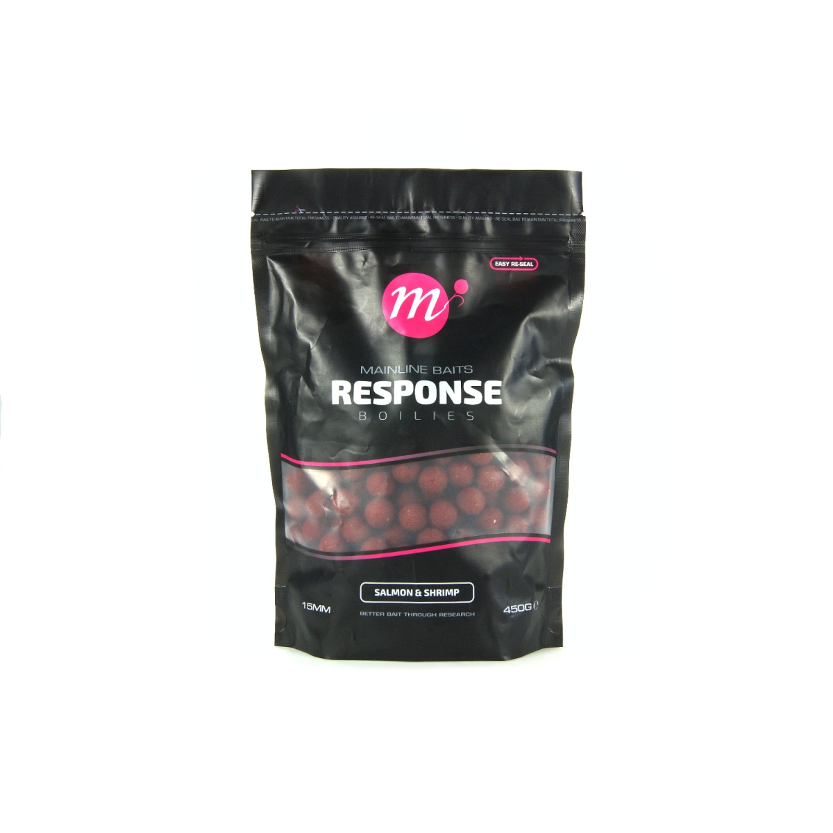 Mainline Response Range Boilies - Salmon & Shrimpopakowanie 15 mm-450g - MPN: M01024 - EAN: 5060509810963