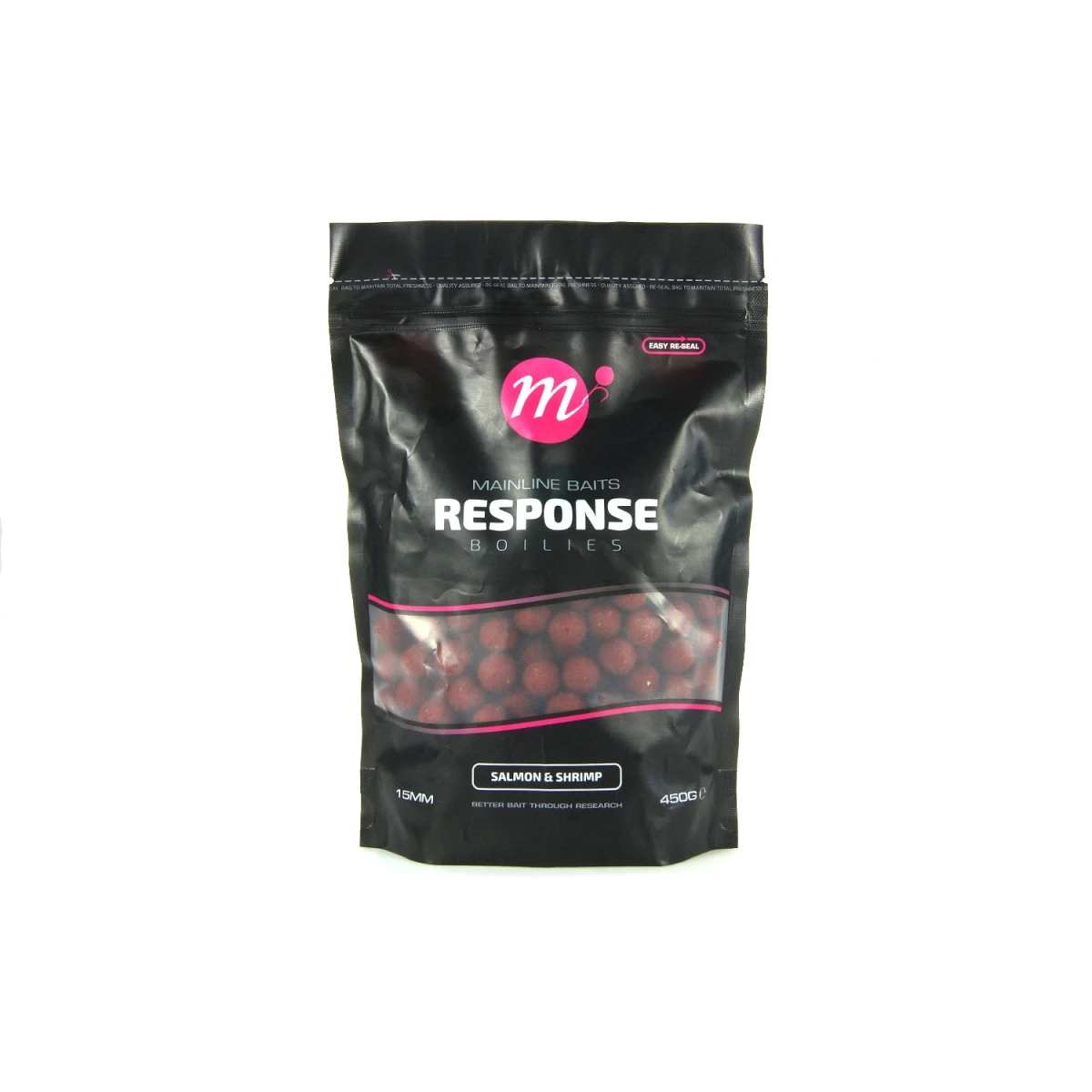 Mainline Response Range Boilies - Salmon & Shrimpambalaj 15 mm-450g - MPN: M01024 - EAN: 5060509810963