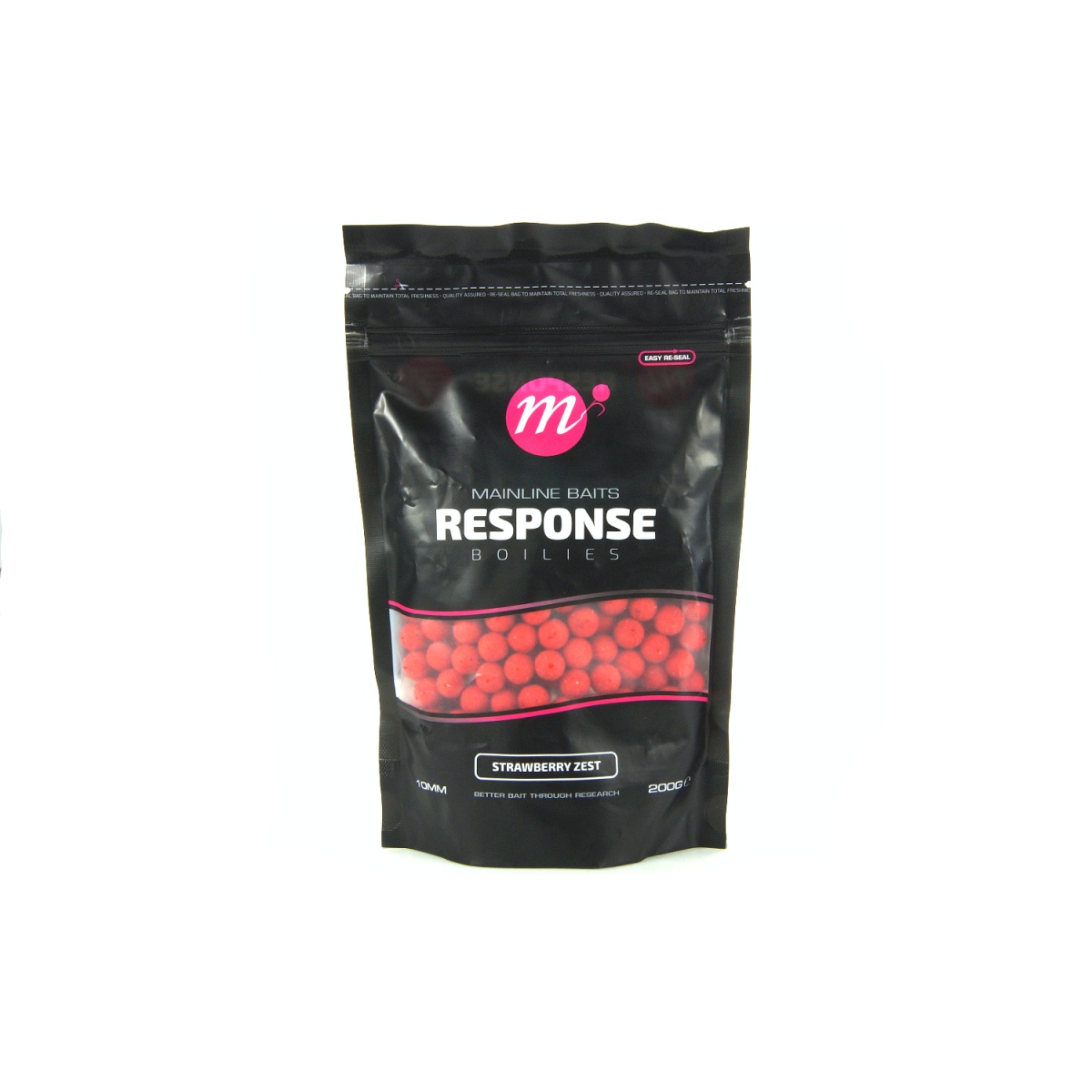 Mainline Response Range Boilies - Strawberry Zestopakowanie 10 mm-200g - MPN: M01002 - EAN: 5060509810833