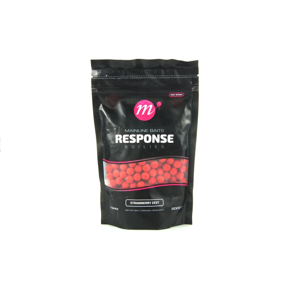 Mainline Response Range Boilies - Strawberry Zestopakowanie 10 mm-200g - MPN: M01002 - EAN: 5060509810833