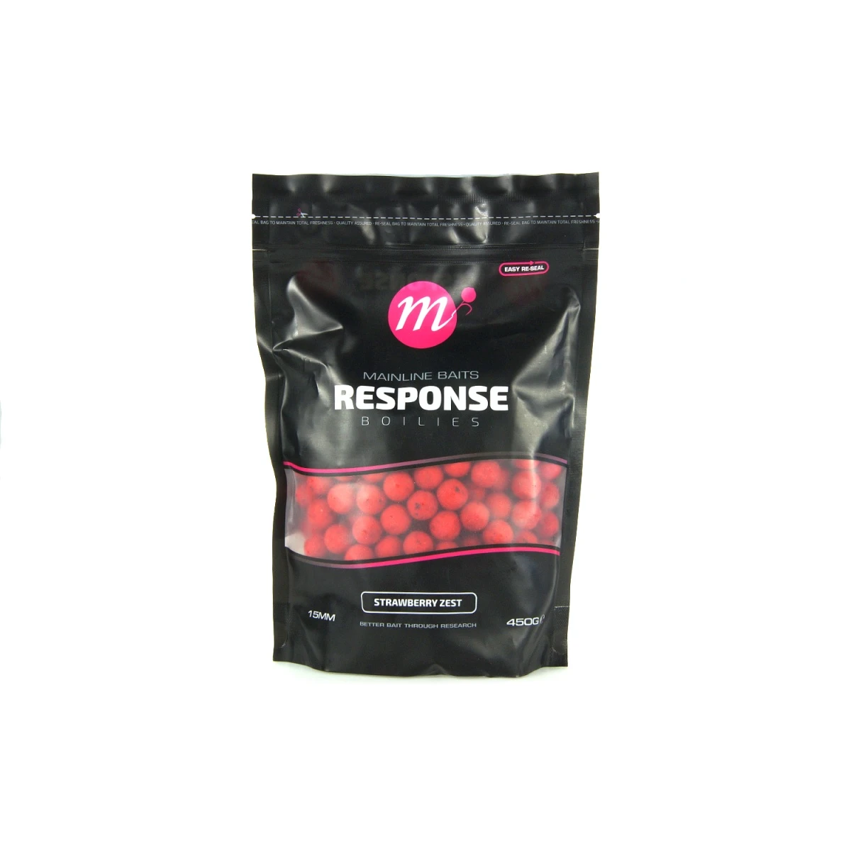 Mainline Response Range Boilies - Strawberry Zestopakowanie 15 mm-450g - MPN: M01022 - EAN: 5060509810949