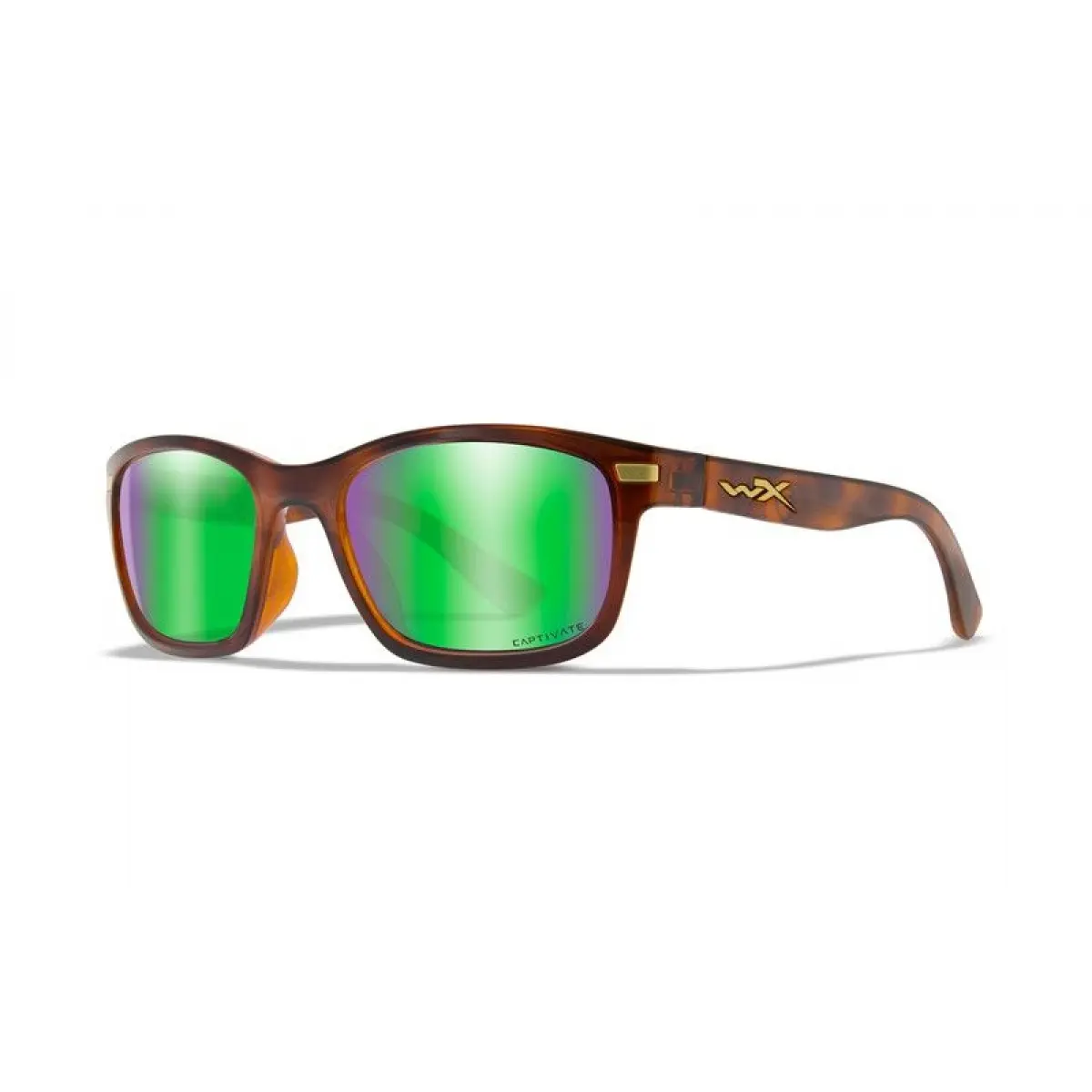 WileyX HELIX Captivate Polarized Green Mirror Amber Gloss Demi Frameculoare Captivate Polarizat Green Mirror Amber - MPN: AC6HLX07 - EAN: 712316005920