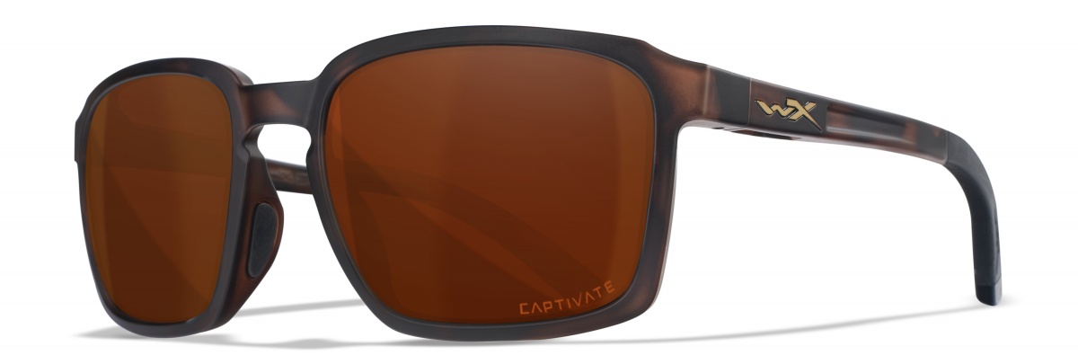 WileyX ALFA Captivate Polarized Copper Matte Havanna Brown Framekolor Captivate Polarized Copper - MPN: AC6ALF06 - EAN: 712316006811