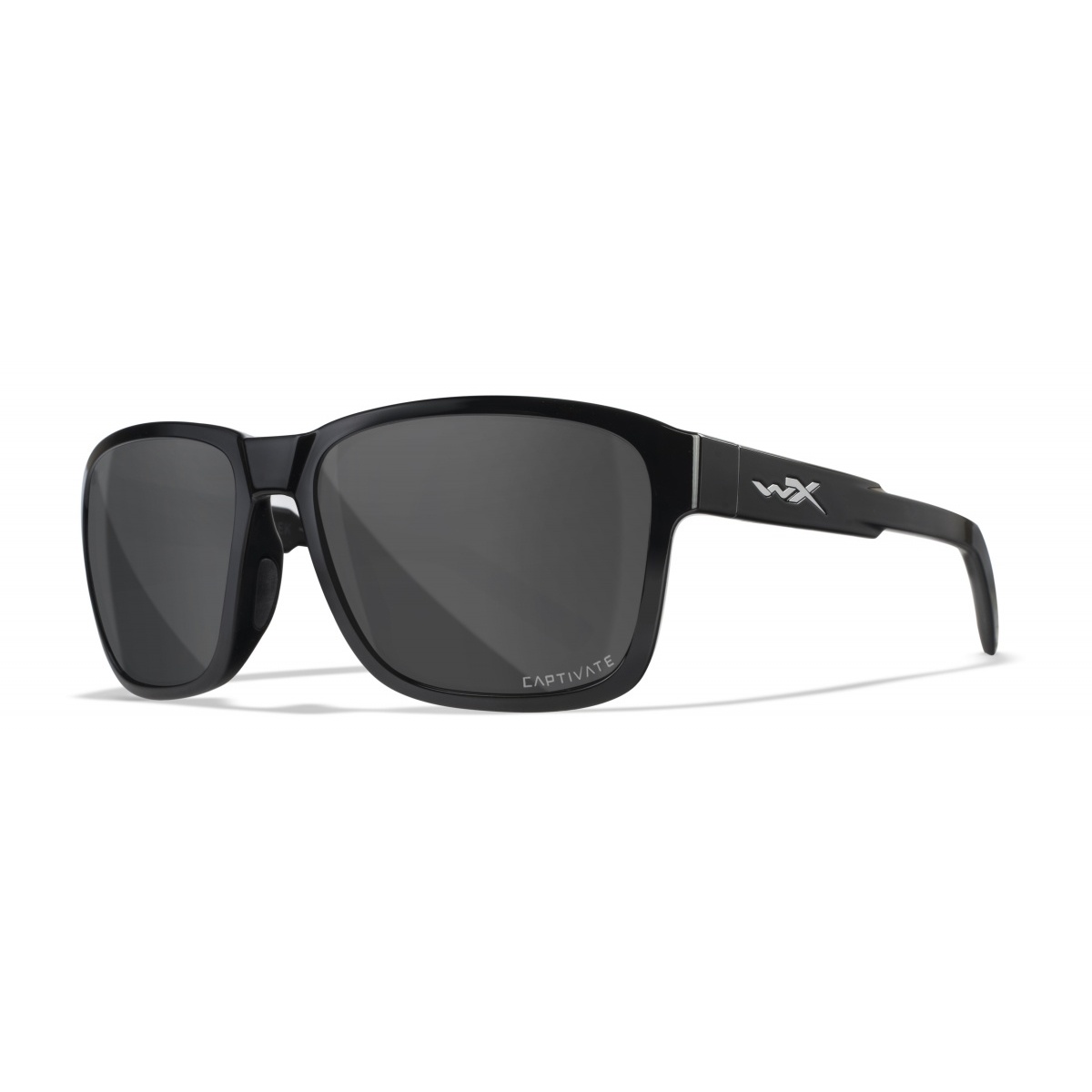 WileyX TREK Captivate Polarized Smoke Grey Gloss Black Framekolor Captivate Polarized Smoke Grey - MPN: AC6TRK08 - EAN: 712316007320