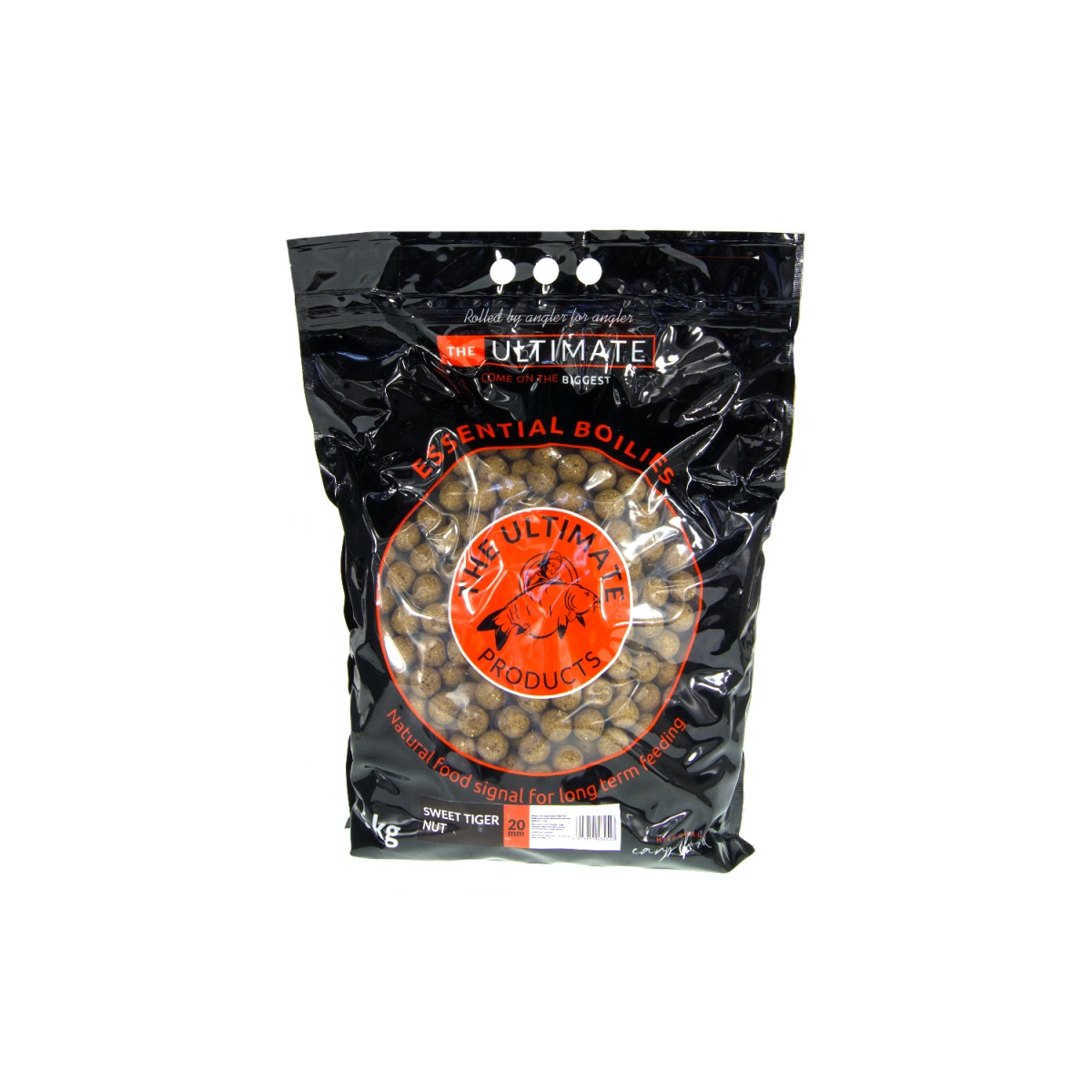 UltimateProducts Essential Boilies - Sweet Tigernutrozmiar 20mm / 5kg - EAN: 5903855434523