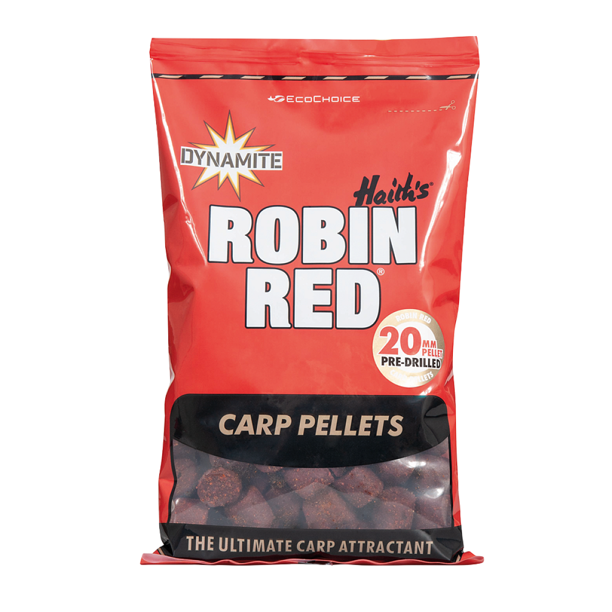 Dynamite Baits Carp Pellets - Robin Redrozmiar 20 mm (z otworem) - MPN: DY085 - EAN: 5031745202980