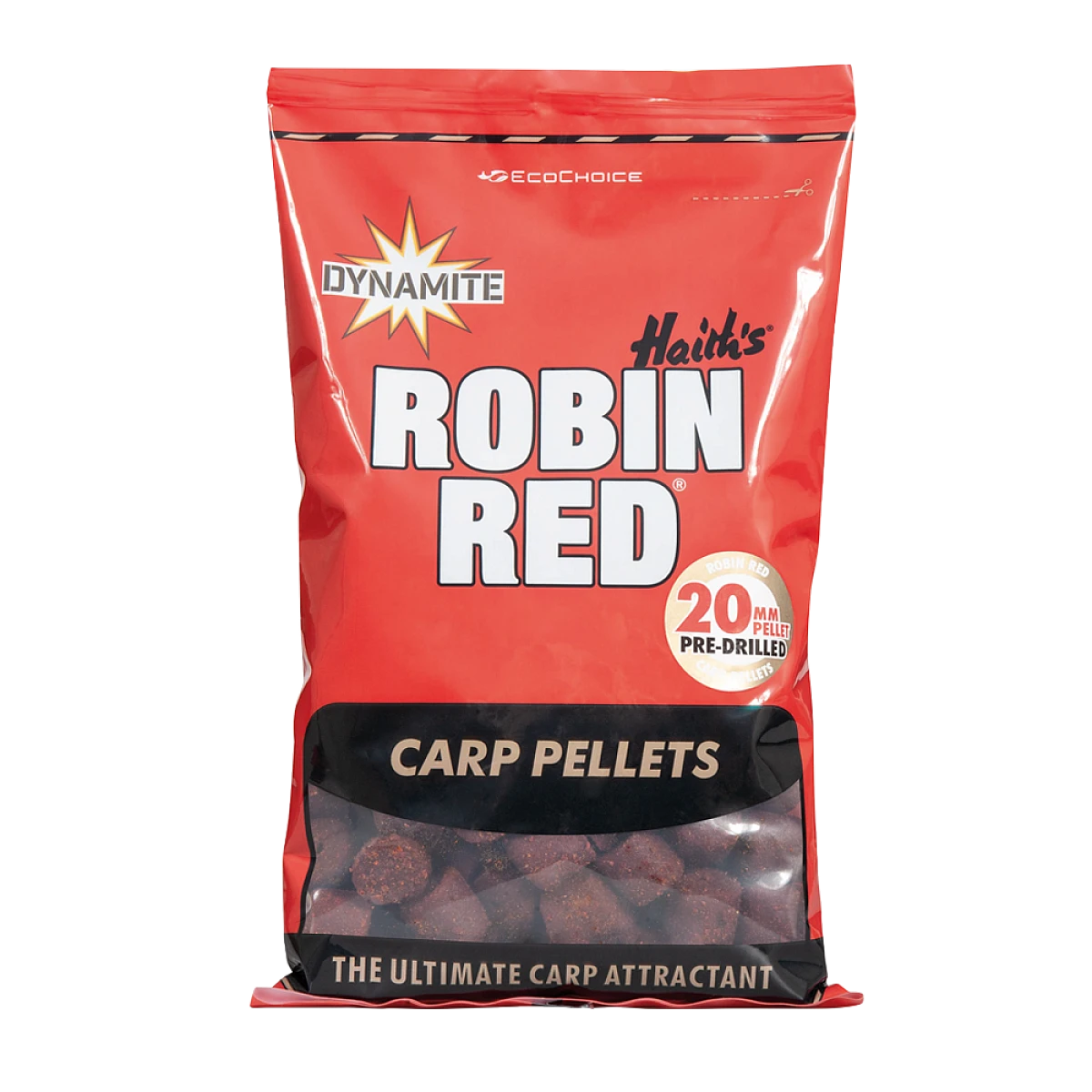 Dynamite Baits Carp Pellets - Robin Redsize 20 mm (with hole) - MPN: DY085 - EAN: 5031745202980