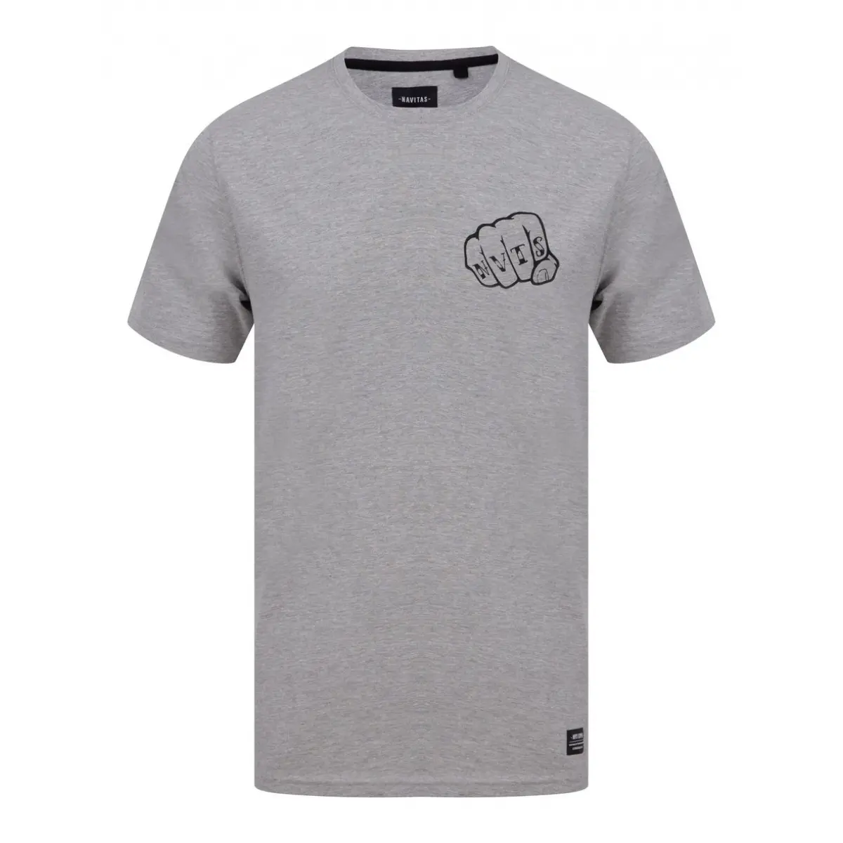 NAVITAS Knuckles Grey T-Shirt Mdydis M - MPN: NTTT4831-M - EAN: 5060290969819