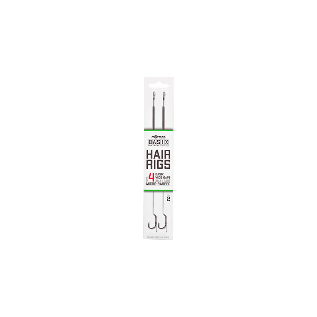 Korda Basix Hair Rig Wide Gapemărimea 4 - MPN: KBX014 - EAN: 5060660633746