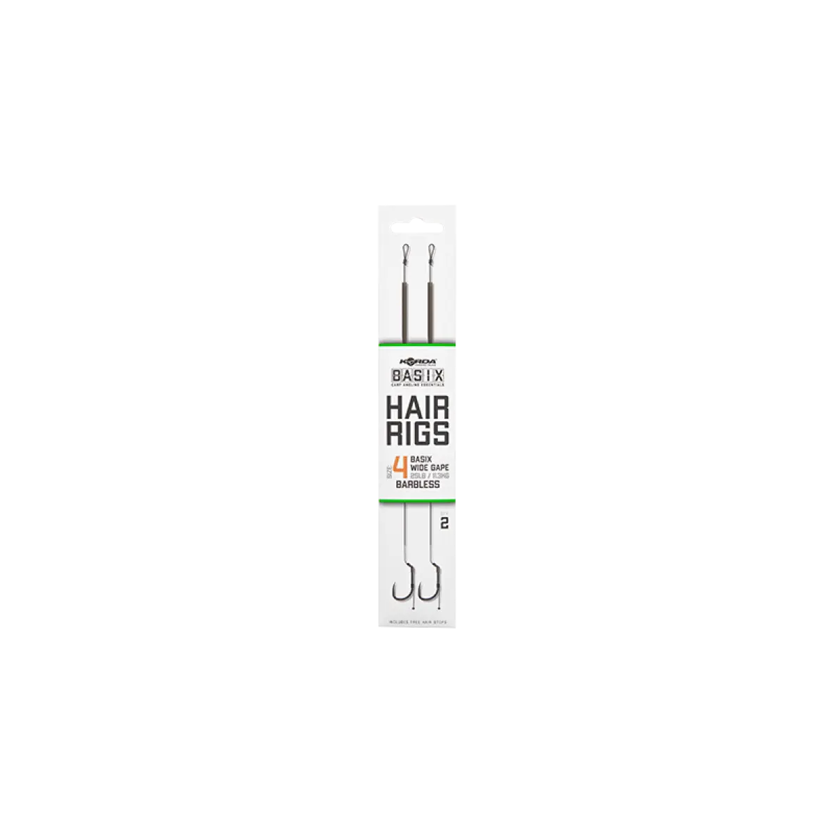 Korda Basix Hair Rig Wide Gape Barblessmărimea 4 - MPN: KBX017 - EAN: 5060660633807