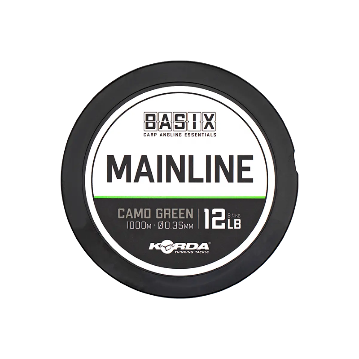 Korda Basix Mainlinetipo 0.35mm(12lb) / 1000m - MPN: KBX044 - EAN: 5060660637157