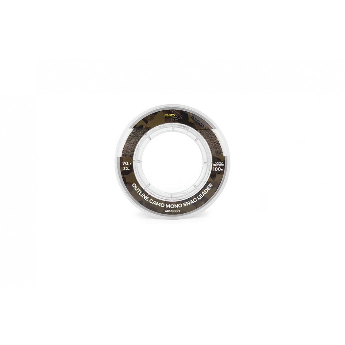 Avid Carp Outline Camo Mono Snagleaderśrednica 0.70mm (70lb/32kg) - MPN: A0560009 - EAN: 5056317703894