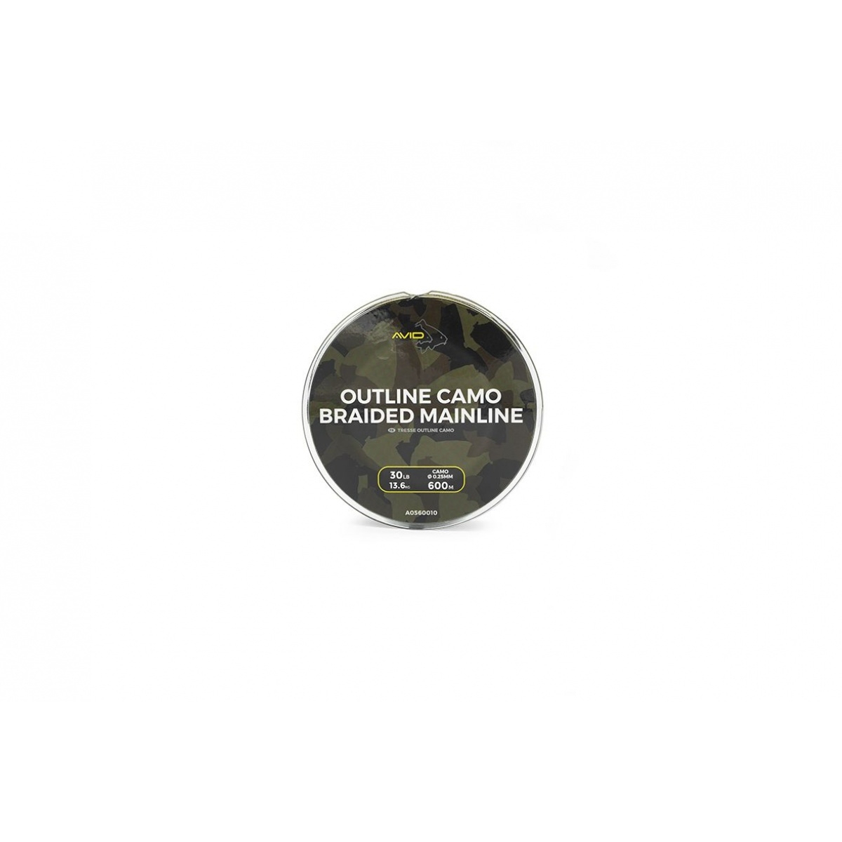 Avid Carp Outline Camo Braided Mainlinedługość 600m / 30lb - MPN: A0560010 - EAN: 5056317703900
