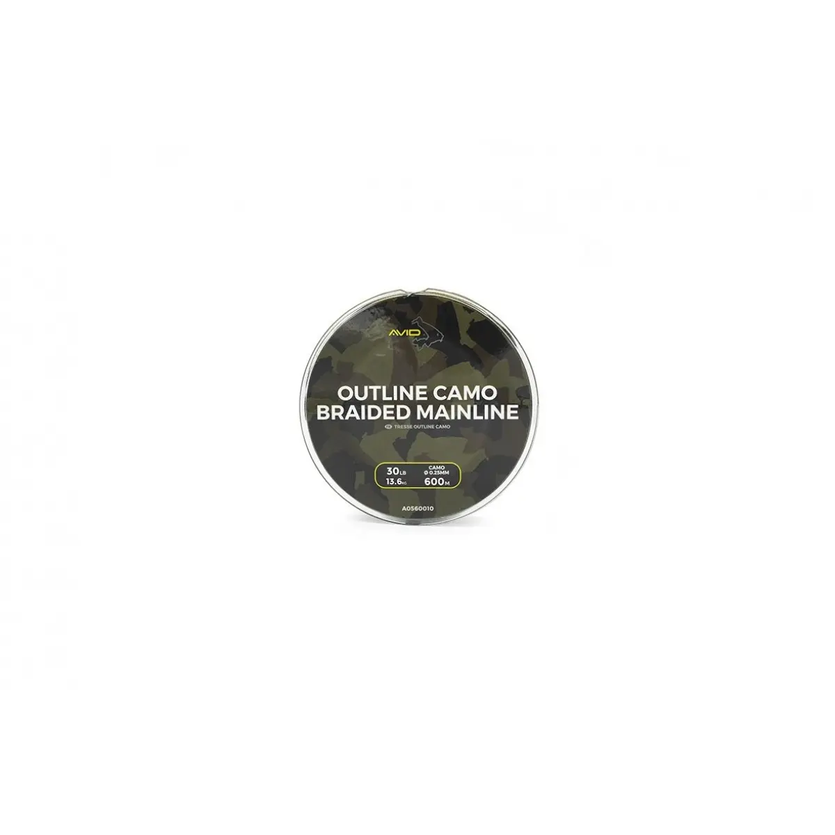 Avid Carp Outline Camo Braided Mainlinelongitud 600m / 30lb - MPN: A0560010 - EAN: 5056317703900