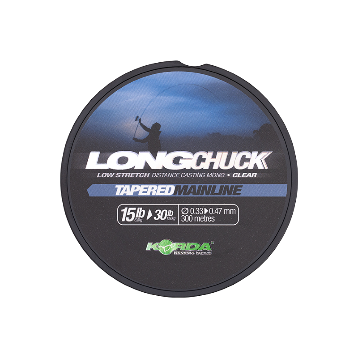 Korda LongChuck Tapered Mainlinerozmiar 15-30lb/0.33-0.47mm - MPN: KDCM10 - EAN: 5060660638192