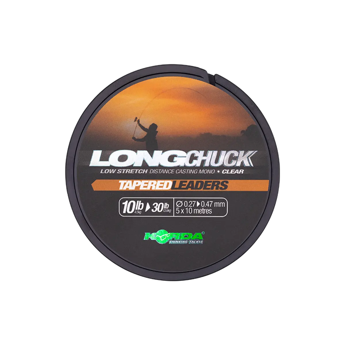 Korda LongChuck Tapered Leaderssize 10-30lb / 0.27-0.47mm - MPN: KDCM05 - EAN: 5060660638093