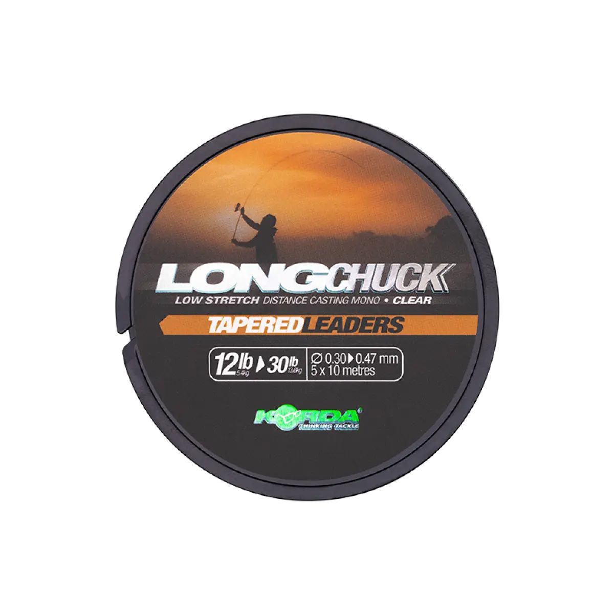 Korda LongChuck Tapered Leaderssize 12-30lb / 0.30-0.47mm - MPN: KDCM06 - EAN: 5060660638116