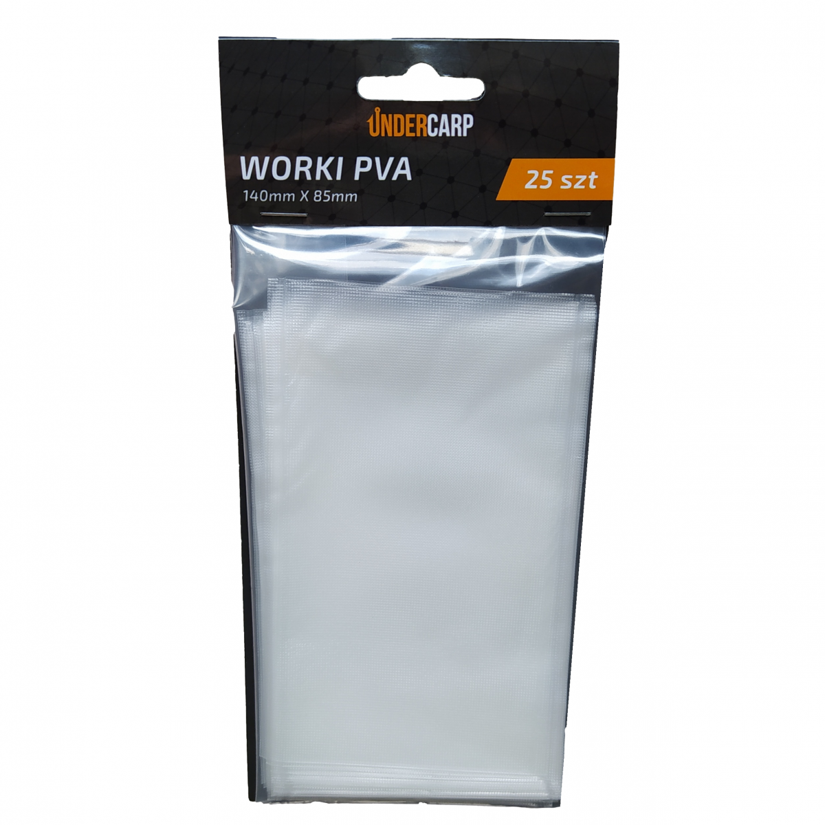 UnderCarp - Worki PVA 140mm x 85mm 25szt.rozmiar 140mm x 85mm - MPN: UC521 - EAN: 5902721606910