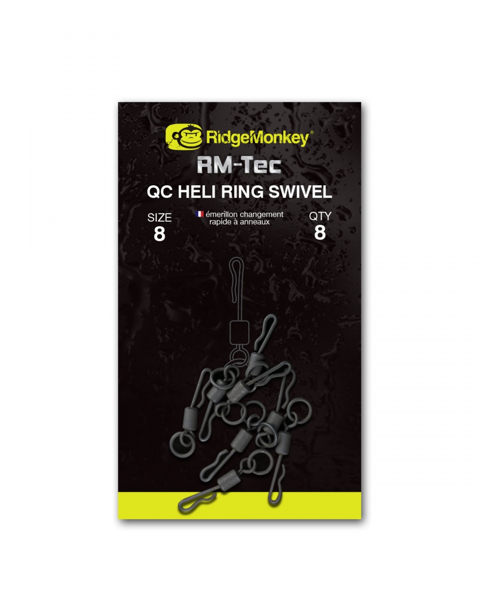 RidgeMonkey Connexion QC Heli Ring Swivelrozmiar 8 - MPN: RMT093 - EAN: 5060432143527
