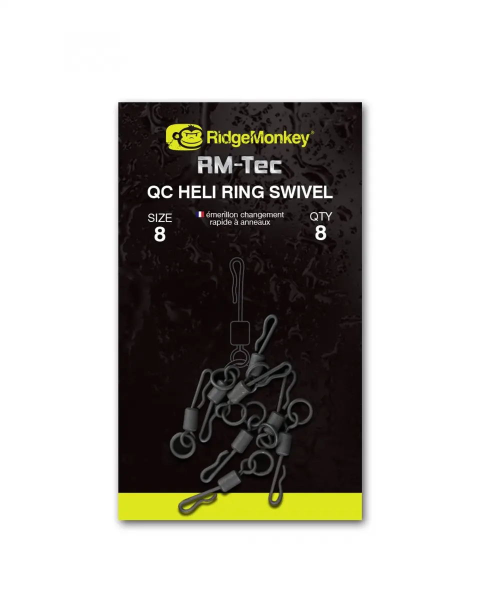 RidgeMonkey Connexion QC Heli Ring Swivelmărimea 8 - MPN: RMT093 - EAN: 5060432143527