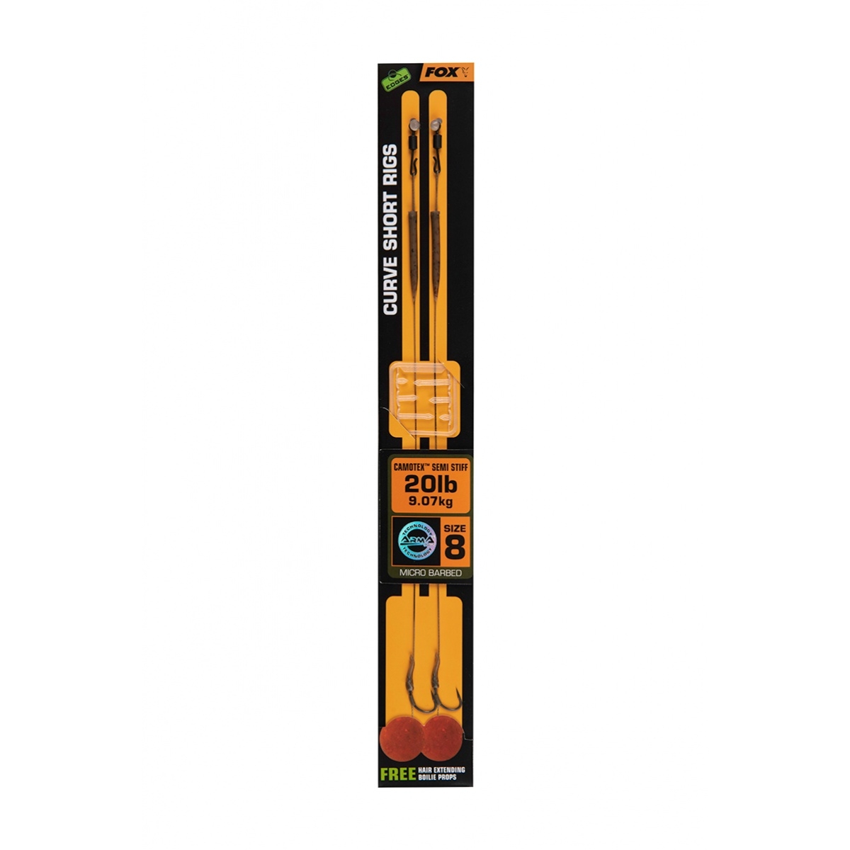 Fox Edges Curve Short Camotex Semi Stiff Ready Rigsrozmiar 8 (20lb) - MPN: CCR182 - EAN: 5056212147380