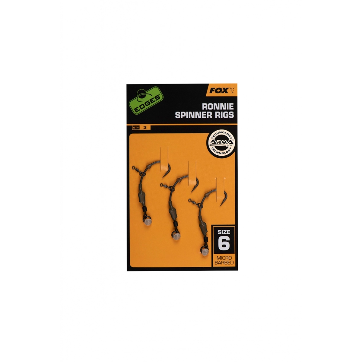 Fox Edges Ronnie Medium Curve Ready Rigsrozmiar 6 - MPN: CCR189 - EAN: 5056212147458