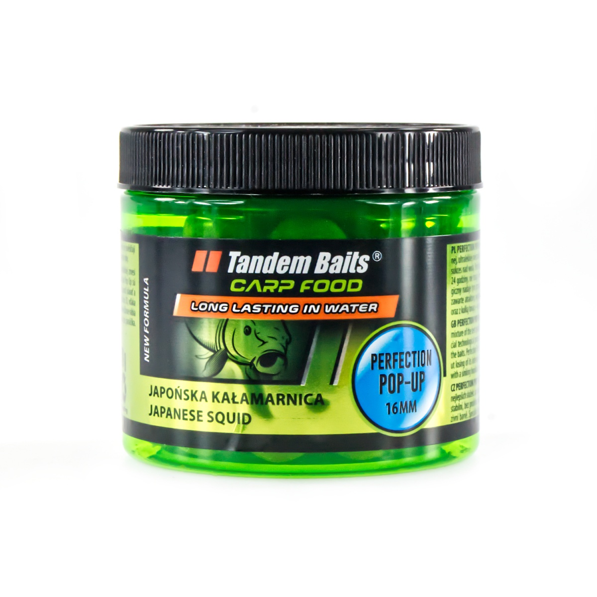 TandemBaits Carp Food Perfection Pop Up - Japońska Kałamarnicarozmiar 16 mm / 70g - MPN: 12637 - EAN: 5907666689004