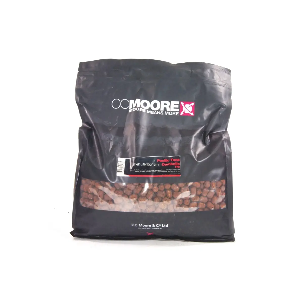 CcMoore Shelf Life Dumbells - Pacific Tuna - 5kgtip 5 kg / 15x18mm - MPN: 90719 - EAN: 634158554438