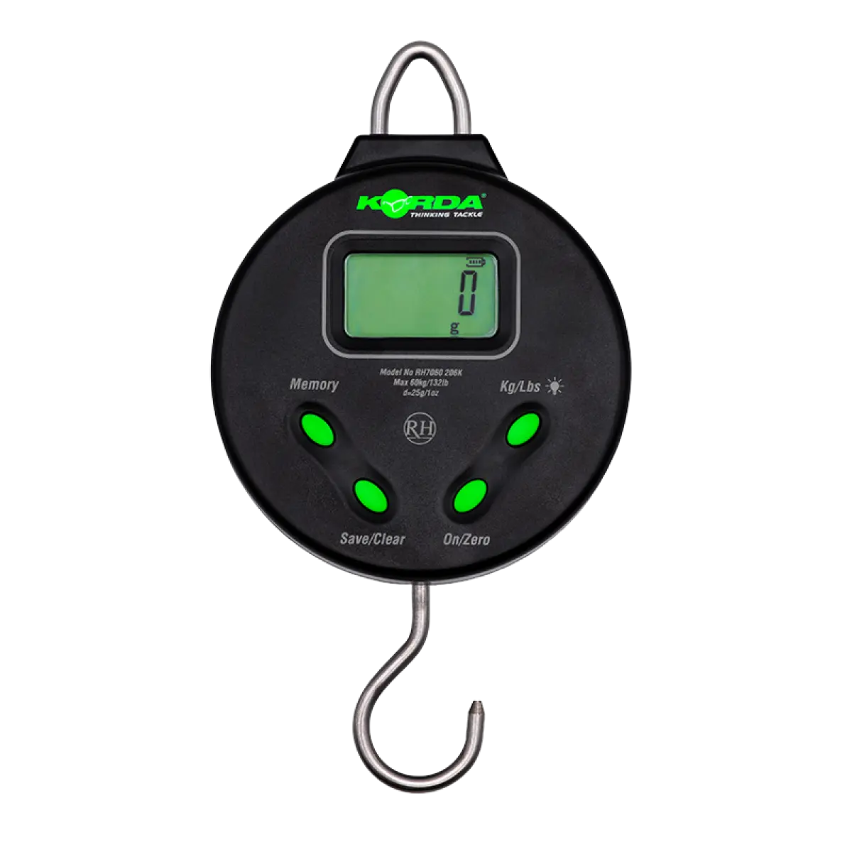 Korda Digital Scale 132lb/60kgtip 132 lb (60 kg) - MPN: KSCD - EAN: 5060660635603