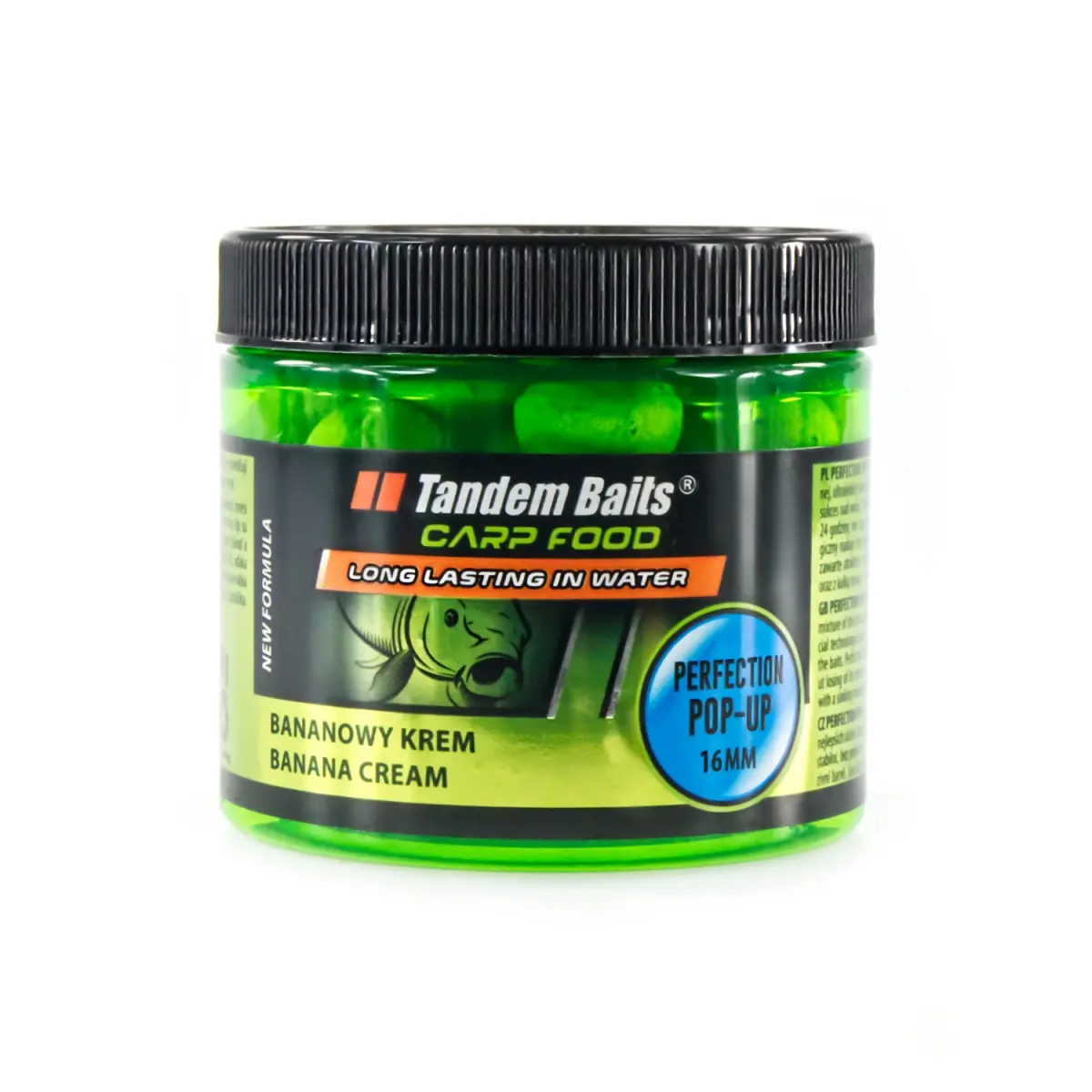 TandemBaits Carp Food Perfection Pop Up - Crem de bananemărimea 16 mm / 70g - MPN: 12631 - EAN: 5907666688946