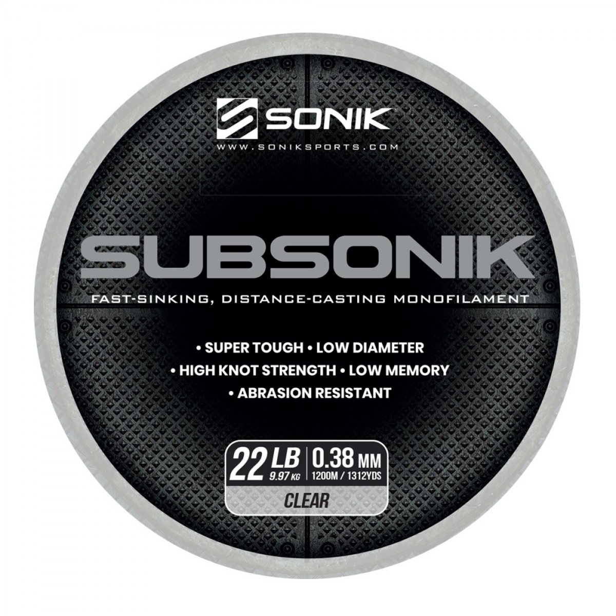 Sonik Subsonik Mono Line Clearrodzaj 0.38mm/1200m - MPN: RC0034 - EAN: 5055279522024