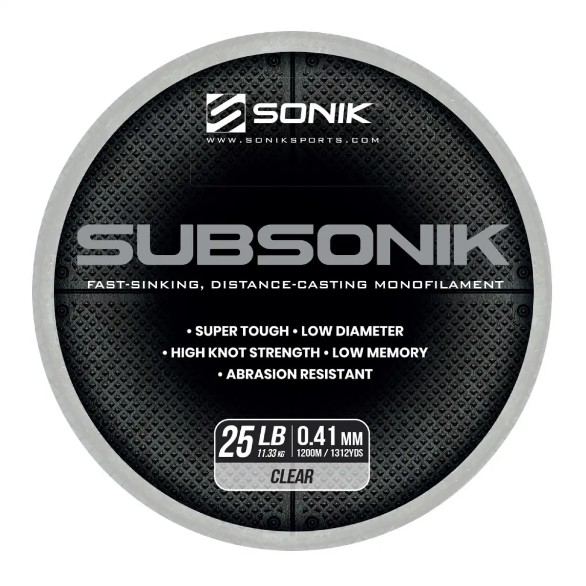 Sonik Subsonik Mono Line Cleartaper 0,41 mm / 1200 m - MPN: RC0035 - EAN: 5055279522031