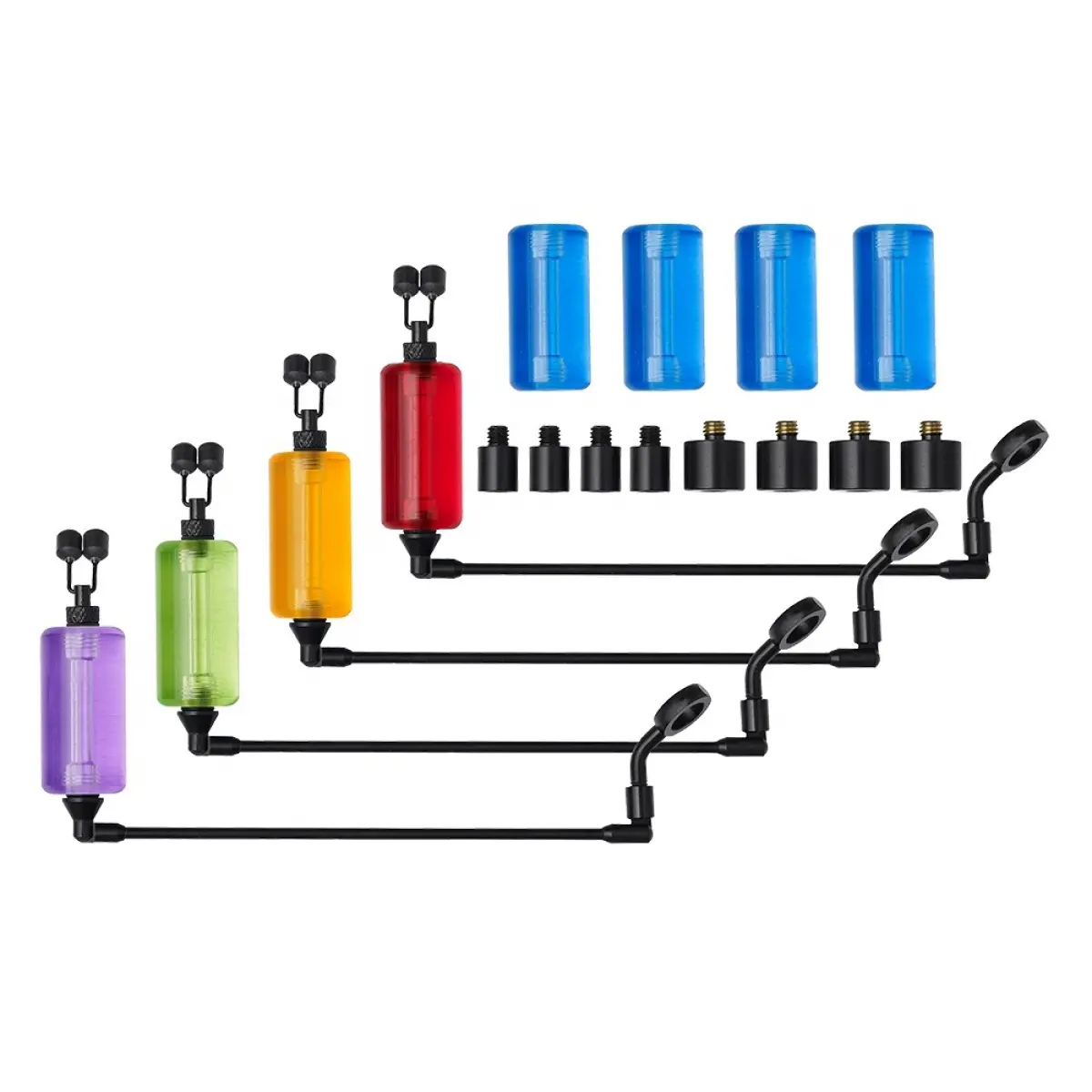Prologic K1 Mega Arm Swinger Multicolorversion 4 pièces (Rouge/Jaune Vert/ Violet+ 4 Bleu) - MPN: SVS72712 - EAN: 5706301727121