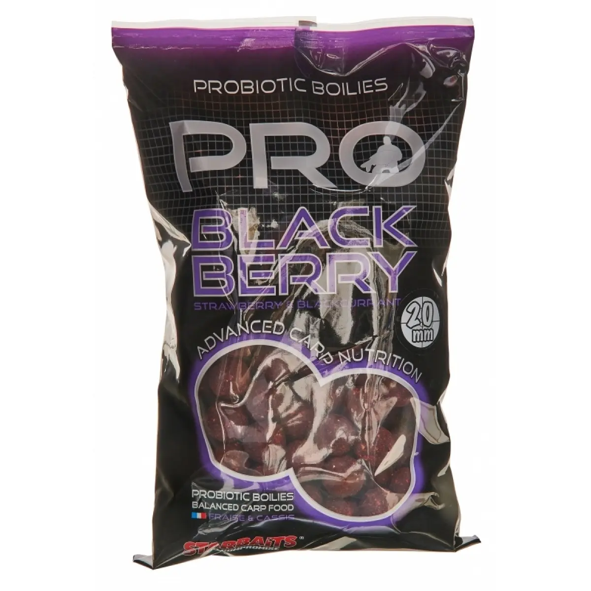 Starbaits Probiotic Boilies - Blackberry mărimea 20mm / 1kg - MPN: 52675 - EAN: 3297830526757