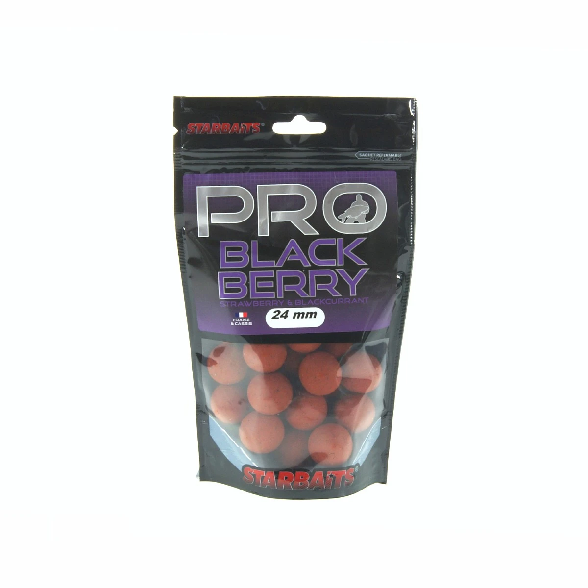 Starbaits Probiotic Boilies - Blackberry velikost 24 mm / 0,2kg - MPN: 63080 - EAN: 3297830630805