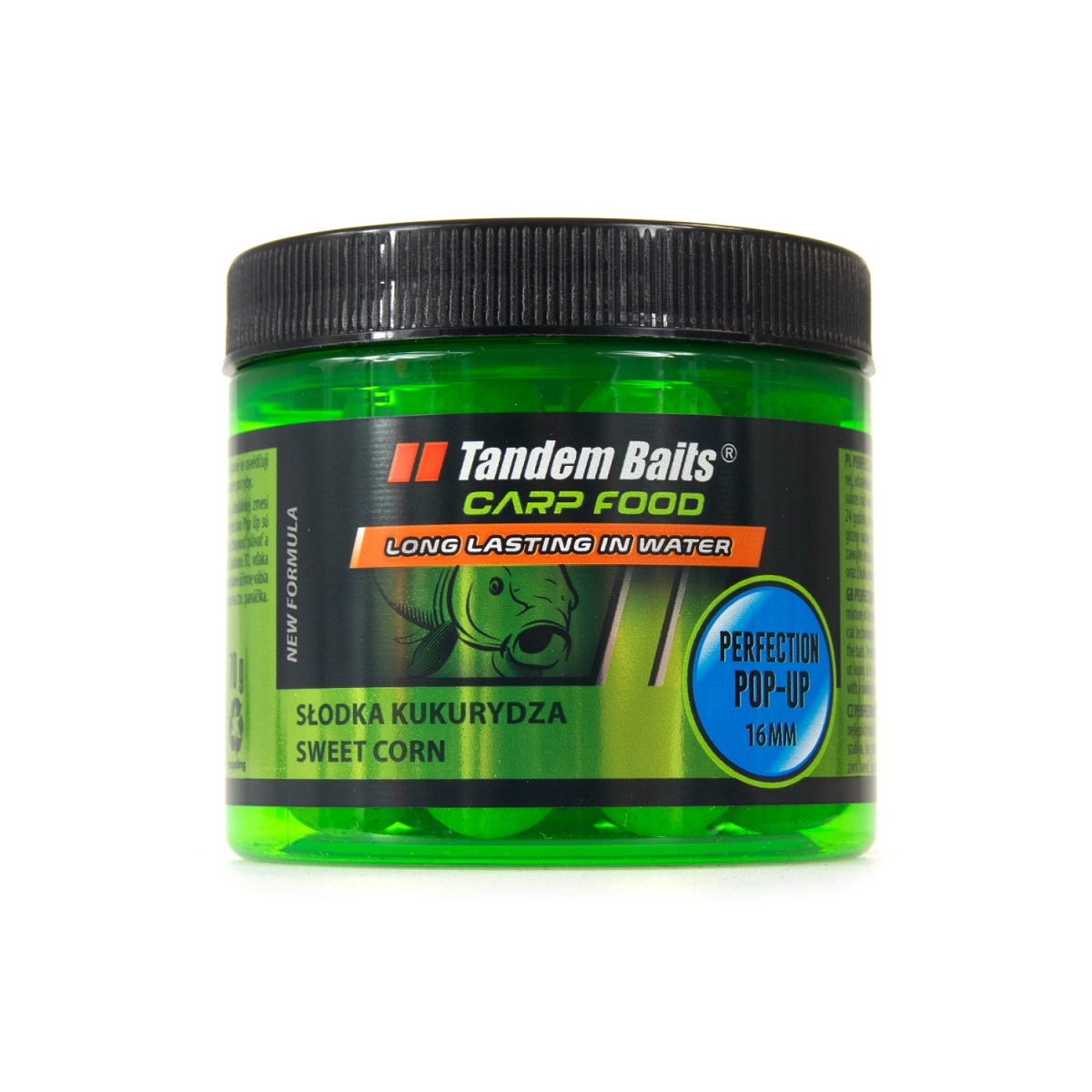 TandemBaits Carp Food Perfection Pop Up - Słodka Kukurydzarozmiar 16 mm / 70g - MPN: 12641 - EAN: 5907666689042