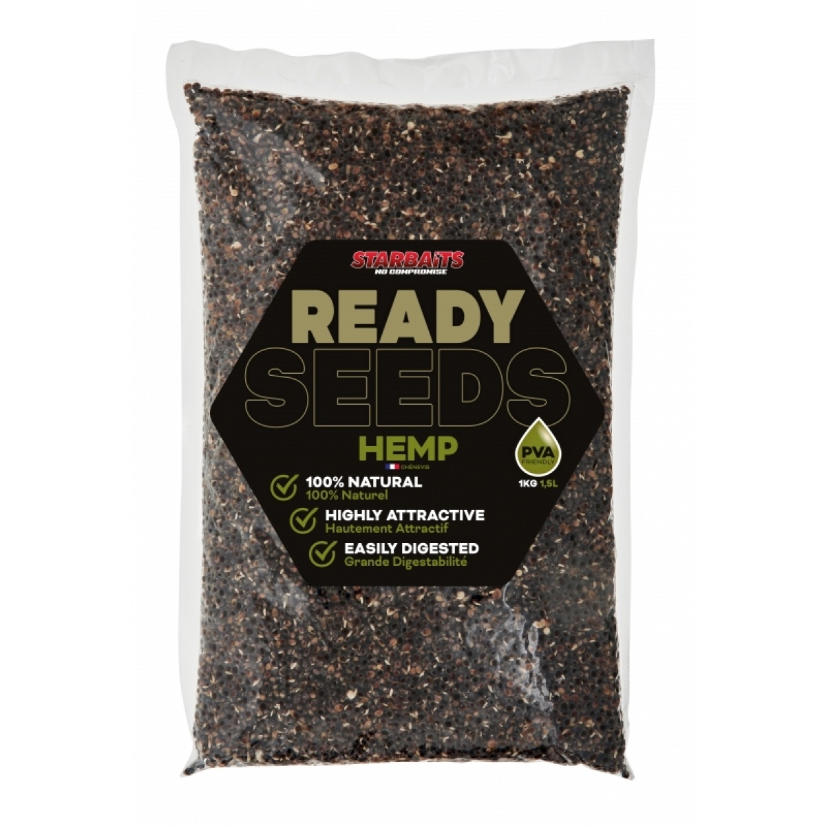 Starbaits Ready Seeds Hemp - Naturalopakowanie 1kg - MPN: 74214