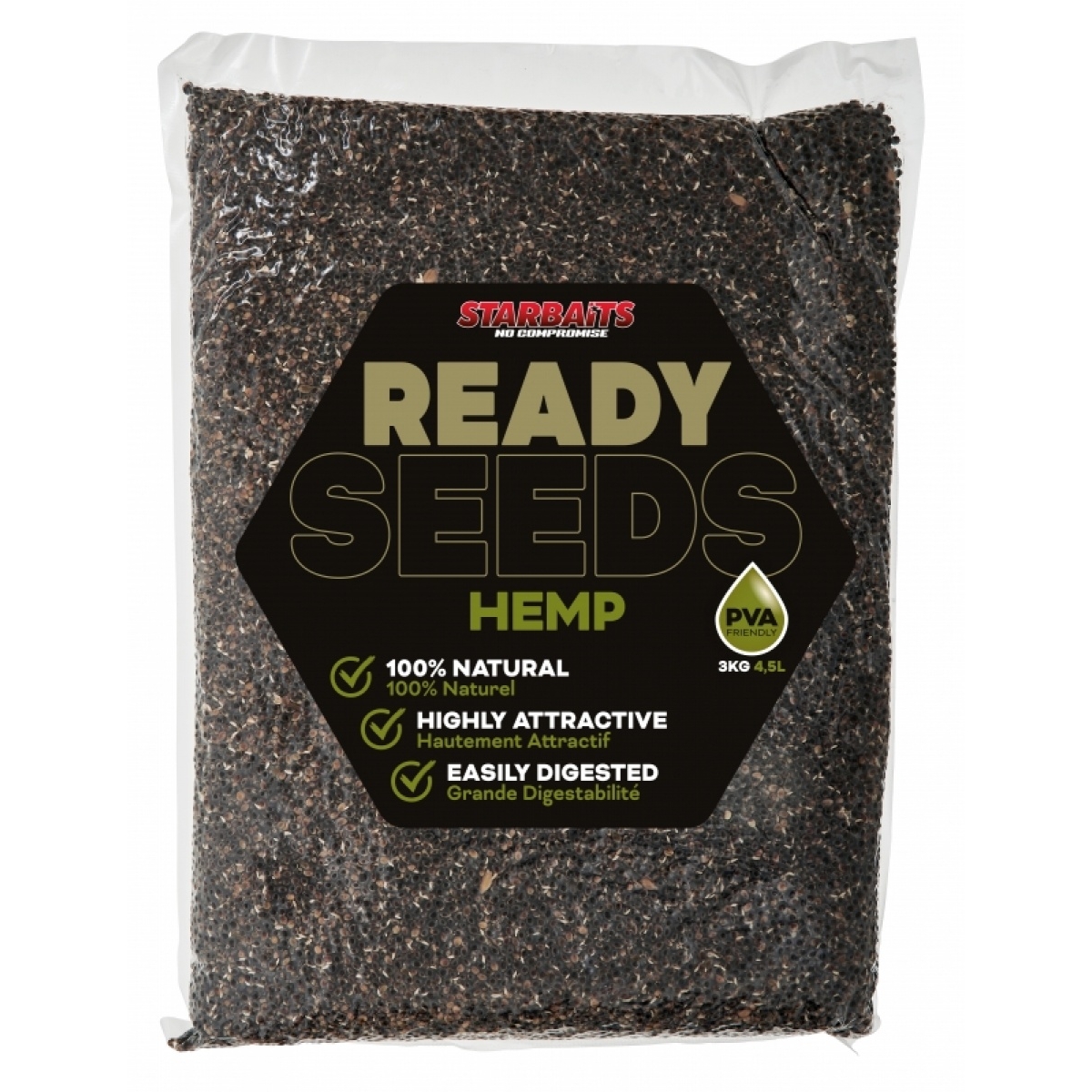 Starbaits Ready Seeds Hemp - Naturalopakowanie 3kg - MPN: 74219