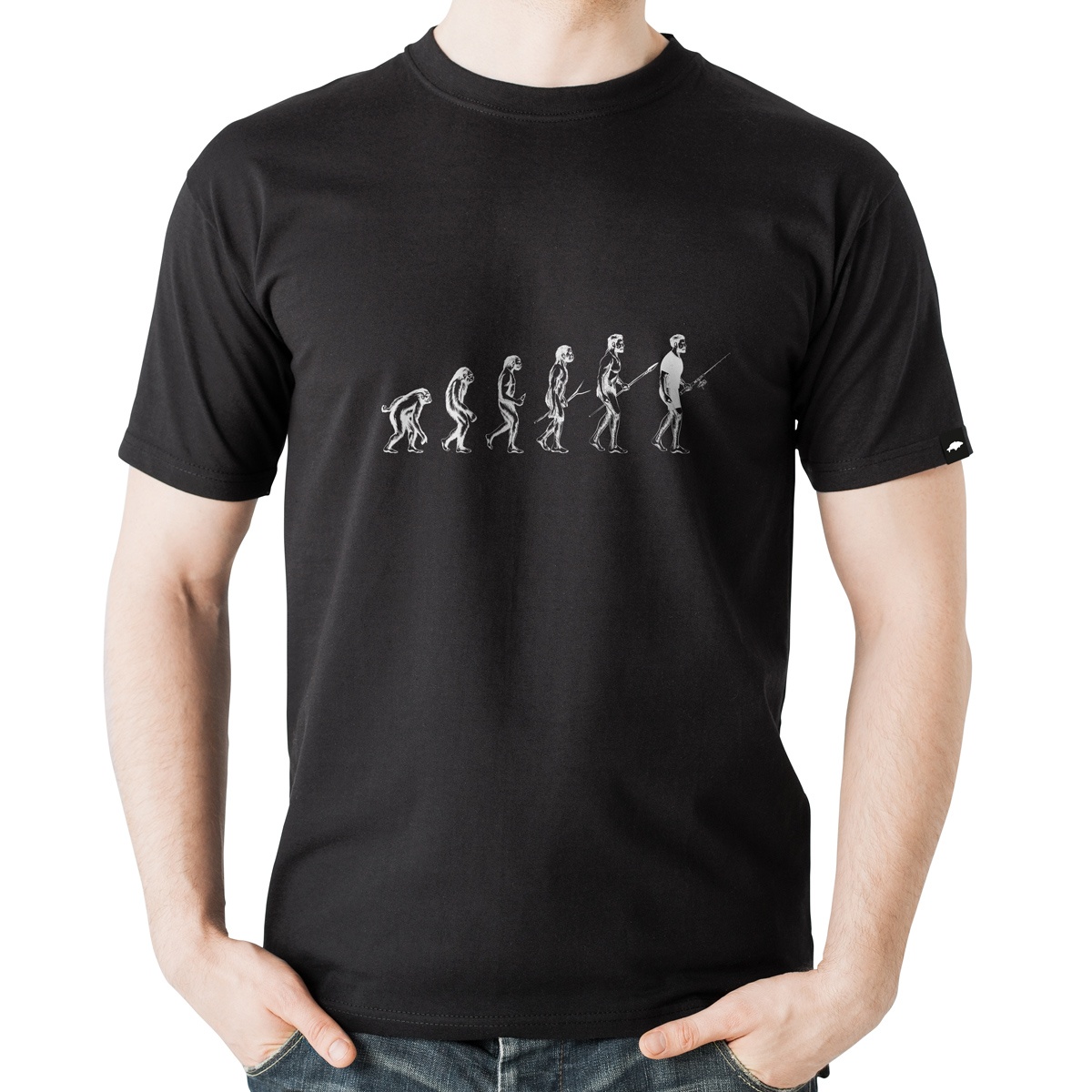 Rockworld T-Shirt Evolution Czarny S rozmiar