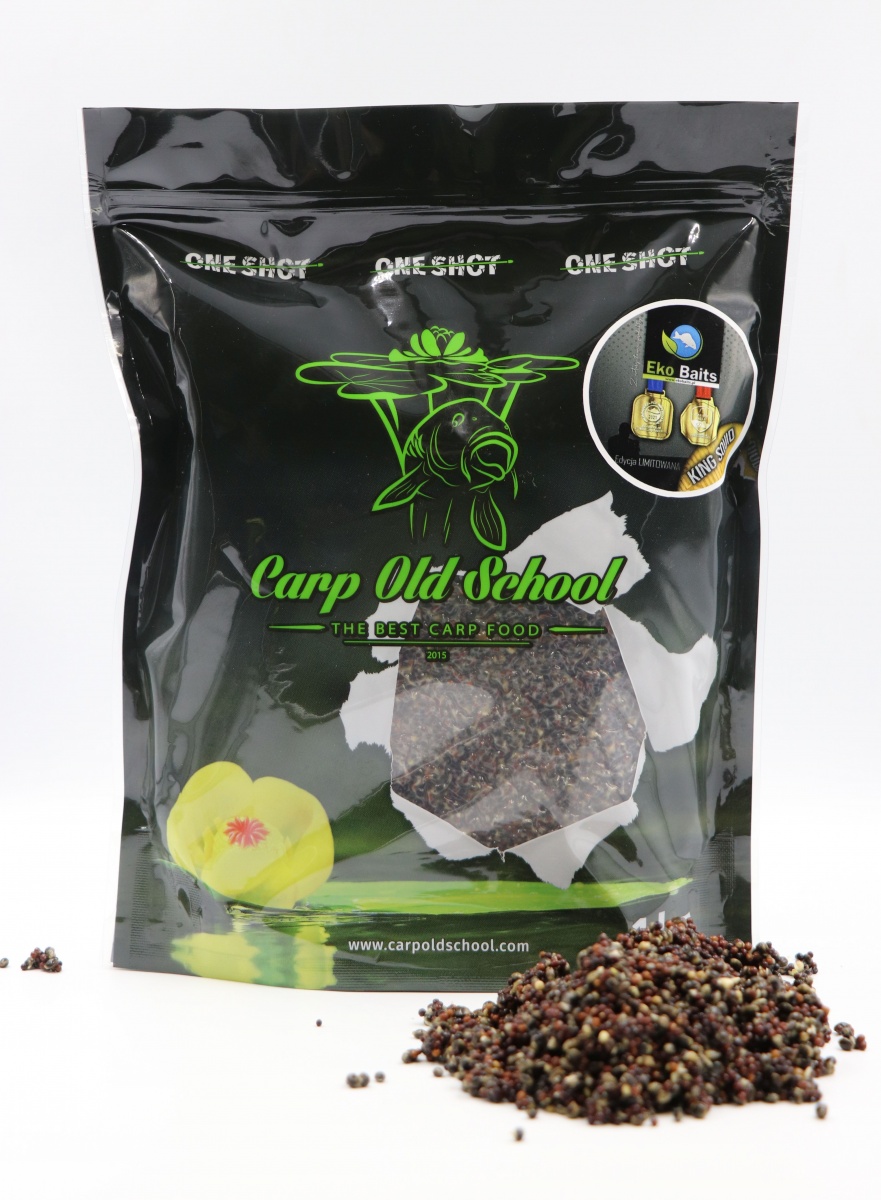 Carp Old School - Konopie + Rzepik - EKO BAITS King Squidopakowanie 1kg - MPN: COSKR1KING - EAN: 5906623710379