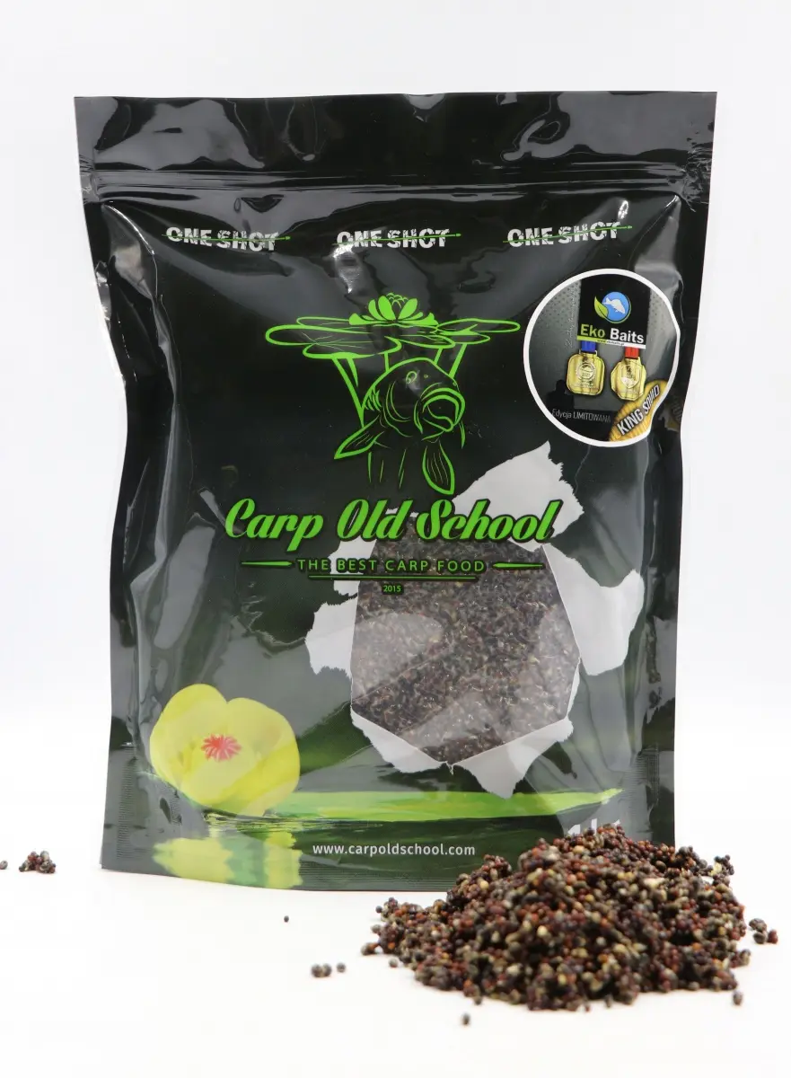 Carp Old School - Konopie + Rzepik - EKO BAITS King Squidopakowanie 1kg - MPN: COSKR1KING - EAN: 5906623710379