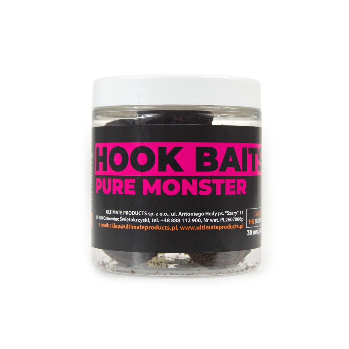 UltimateProducts Hookbaits - Pure Monsterrozmiar 30 mm - EAN: 5903855433205