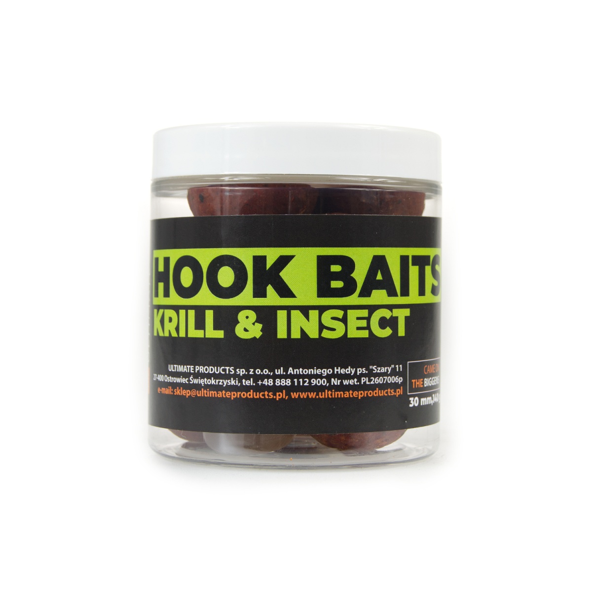 UltimateProducts Hookbaits - Krill Insectsrozmiar 30 mm - EAN: 5903855433243